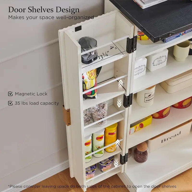 Meuble de rangement moderne à cannelures avec portes à panneaux ondulés, hauteur 119 cm