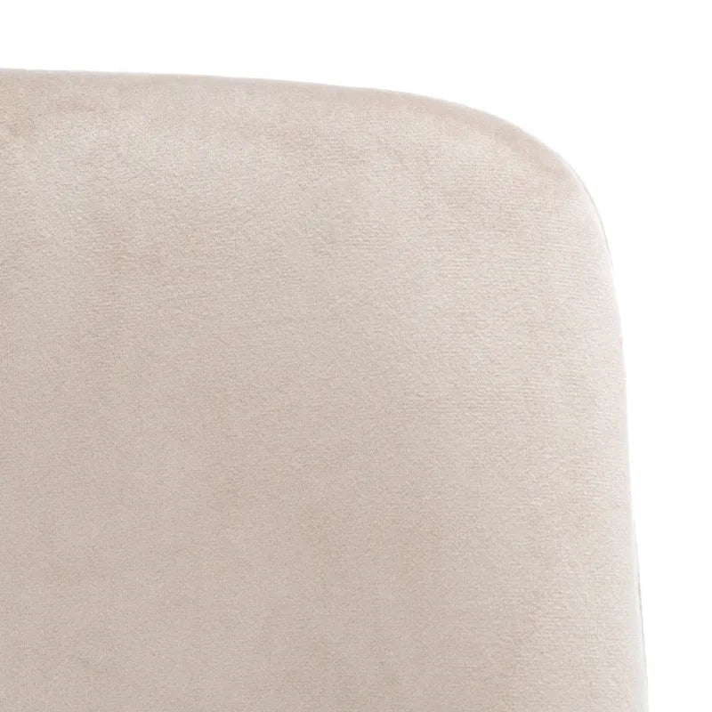Chaise de salle à manger moderne en velours, lot de 2
