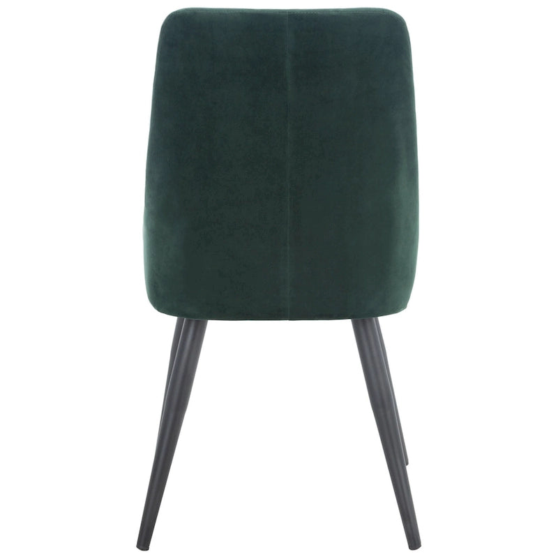 Chaise de salle à manger moderne en velours, lot de 2