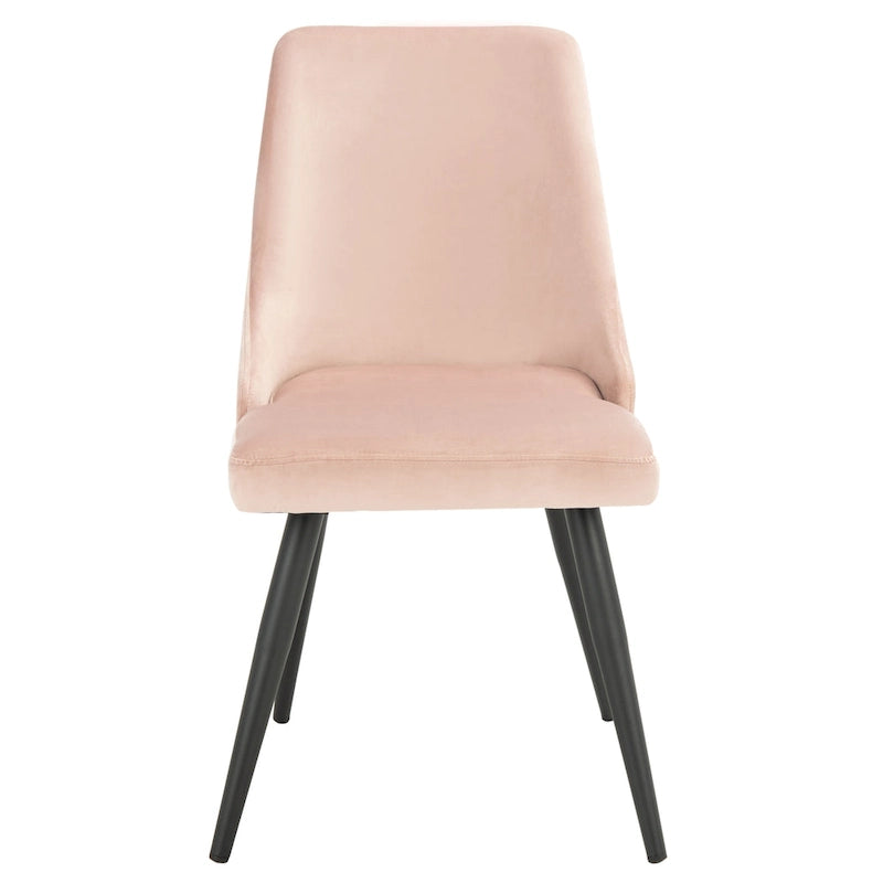 Chaise de salle à manger moderne en velours, lot de 2