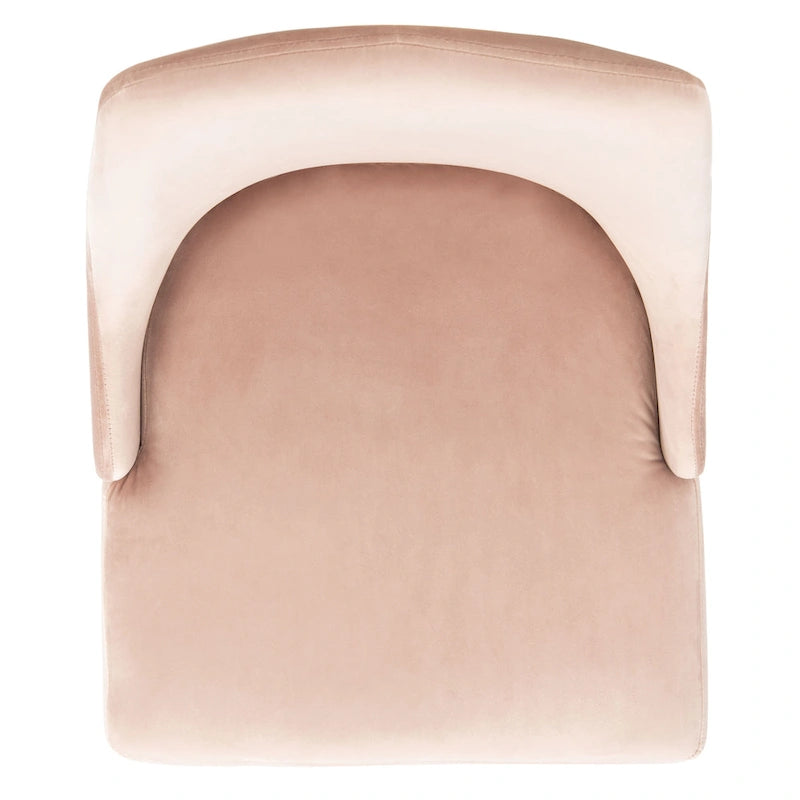 Chaise de salle à manger moderne en velours, lot de 2