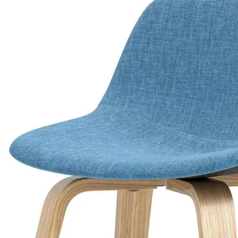 Tabouret de comptoir en bois courbé de style Mid-Century Modern, ensemble de 2
