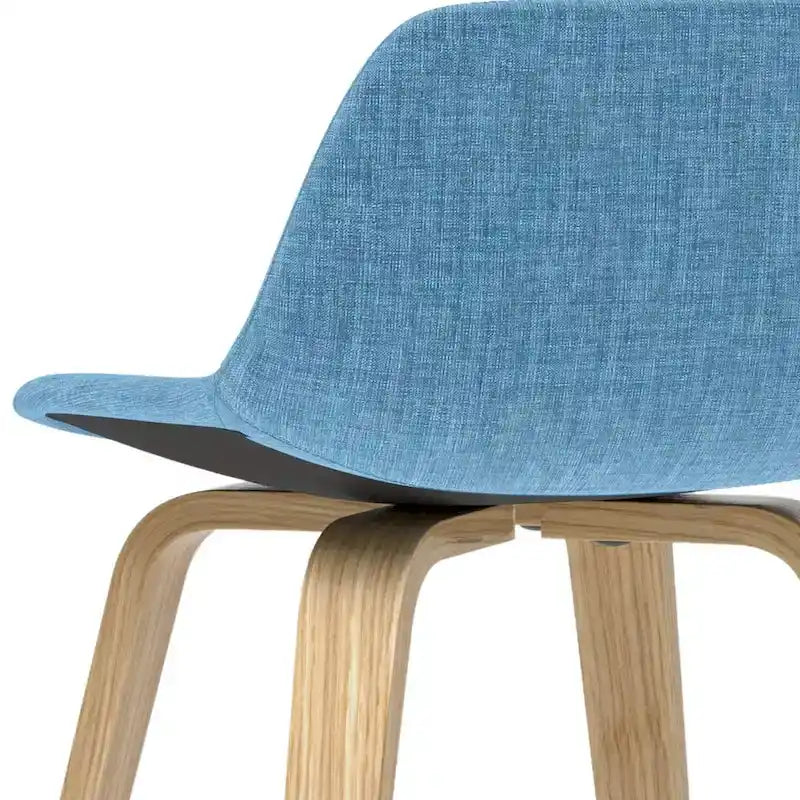 Tabouret de comptoir en bois courbé de style Mid-Century Modern, ensemble de 2