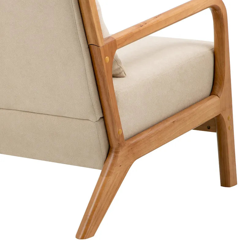 Fauteuils d'appoint rembourrés avec oreillers (lot de 2)