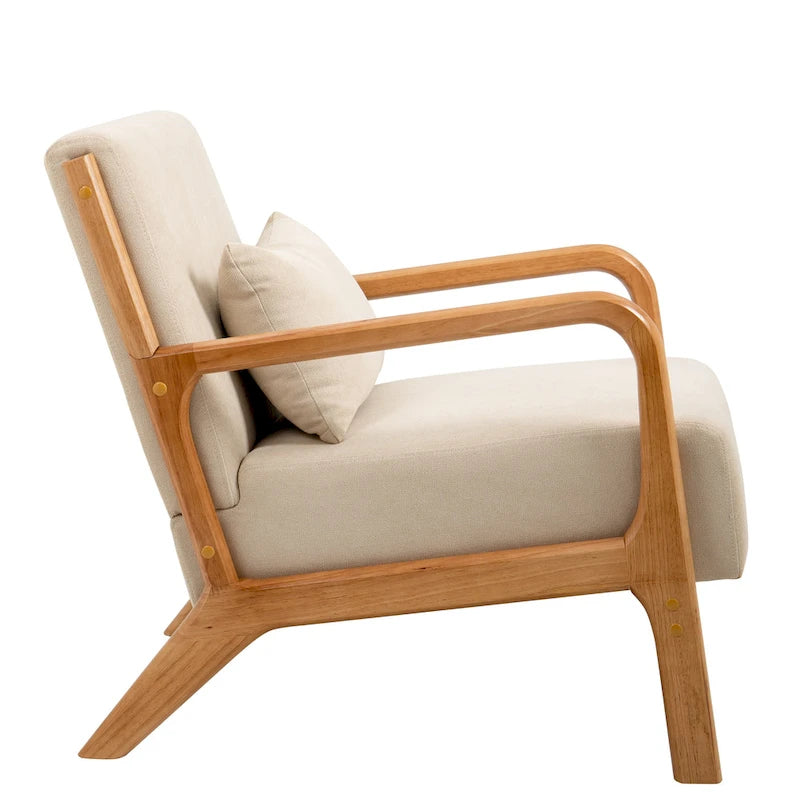 Fauteuils d'appoint rembourrés avec oreillers (lot de 2)