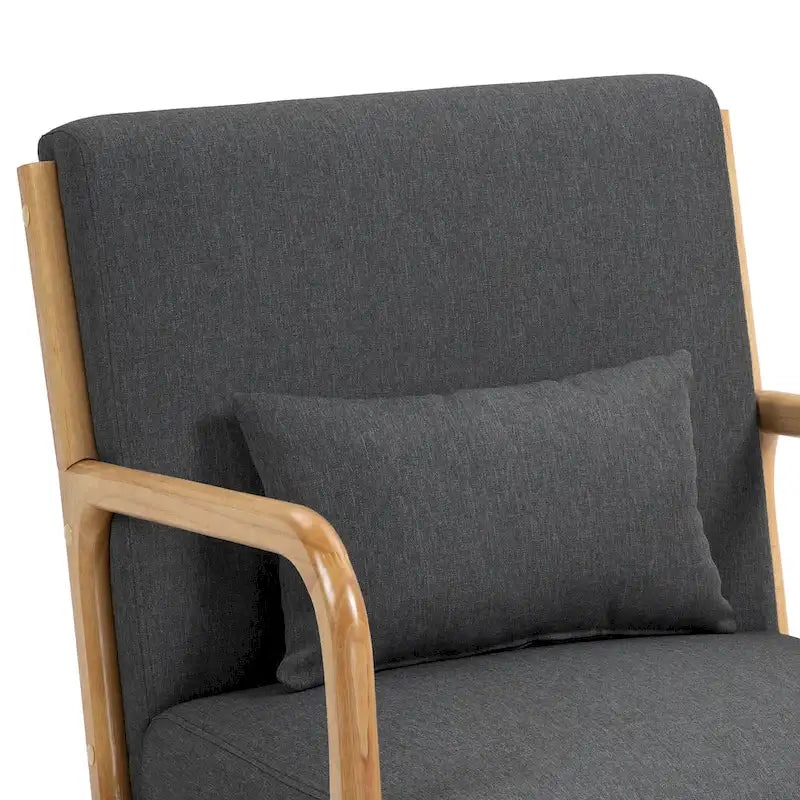 Fauteuils d'appoint rembourrés avec oreillers (lot de 2)