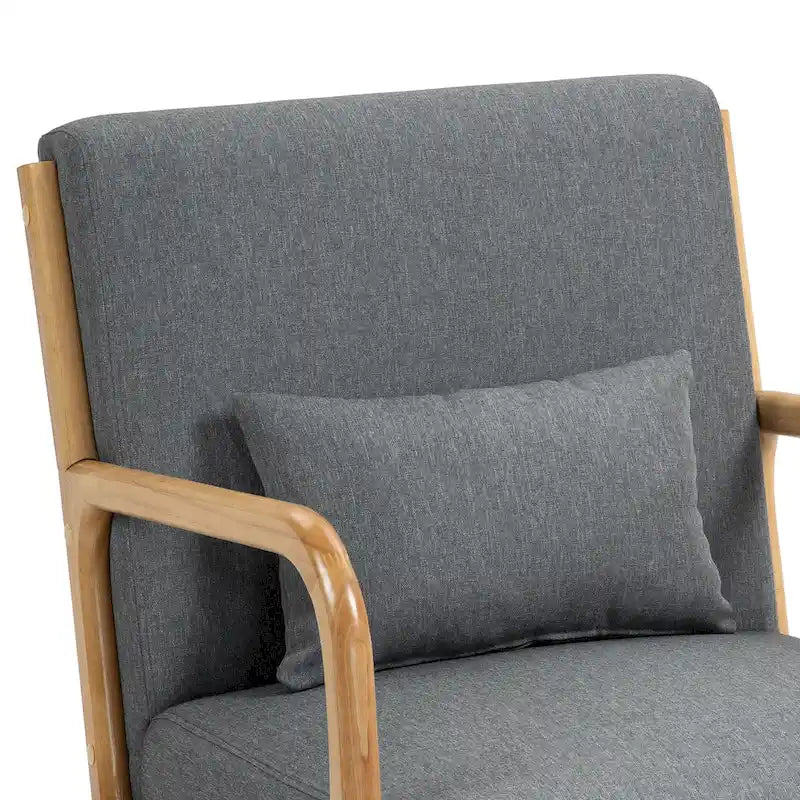 Fauteuils d'appoint rembourrés avec oreillers (lot de 2)