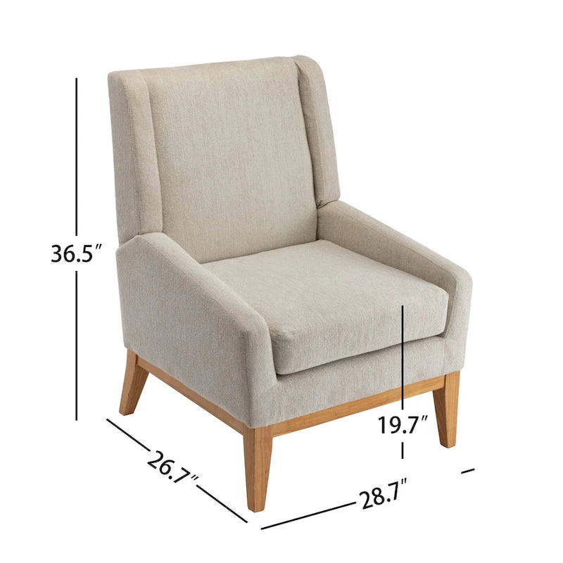 Fauteuil d'appoint en chenille