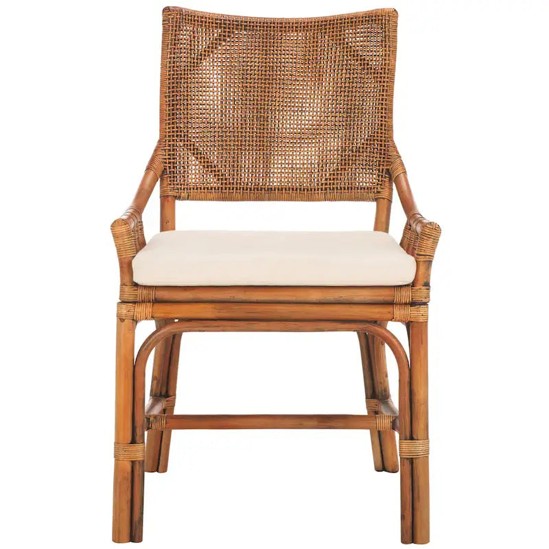 Fauteuil coussin en rotin Coastal, 22 la. x 24 prof. x 37 H