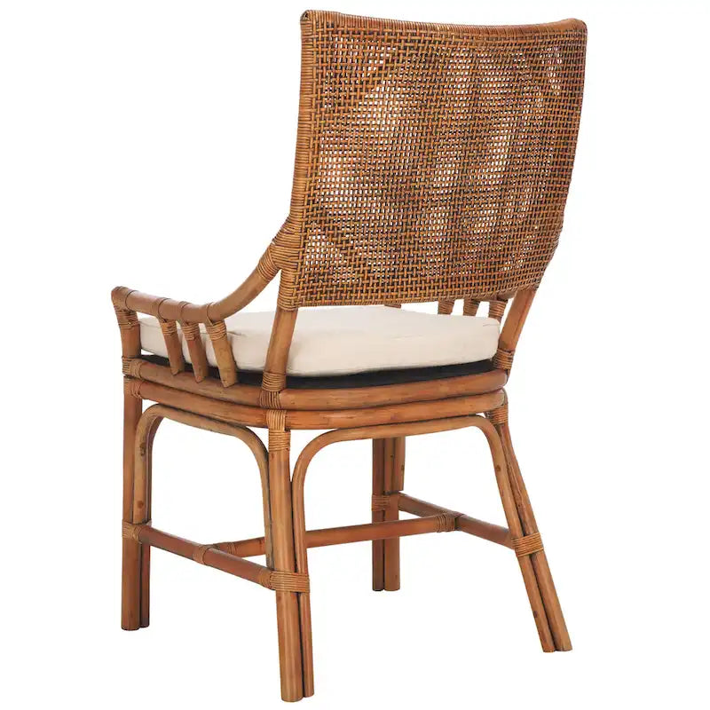 Fauteuil coussin en rotin Coastal, 22 la. x 24 prof. x 37 H