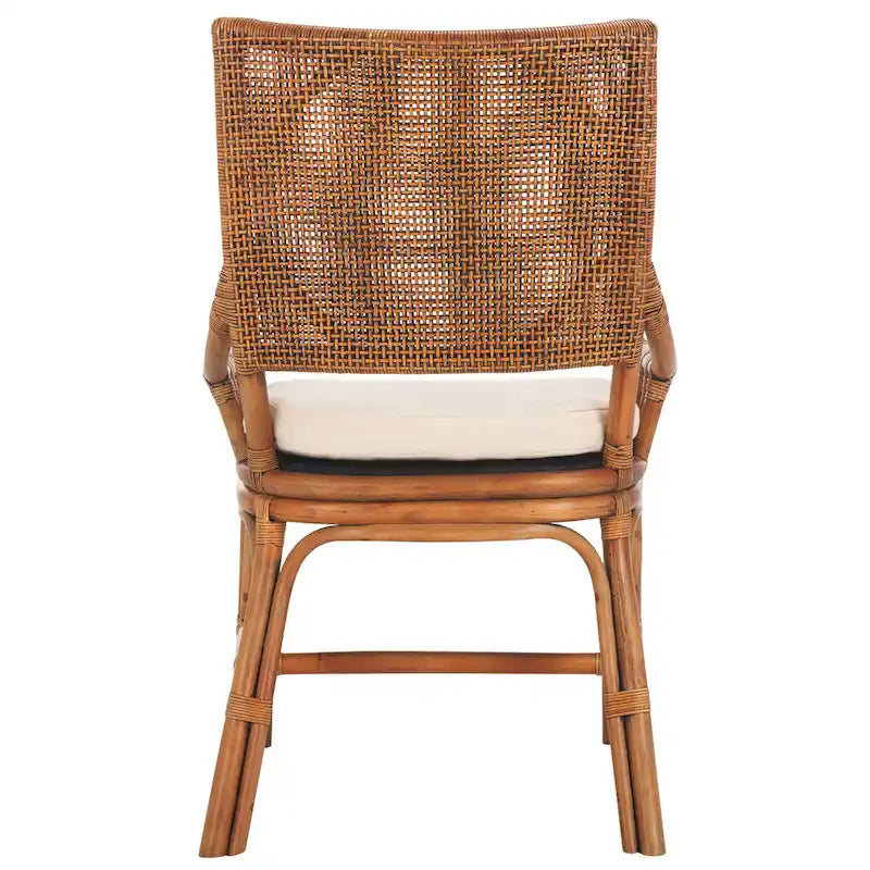 Fauteuil coussin en rotin Coastal, 22 la. x 24 prof. x 37 H