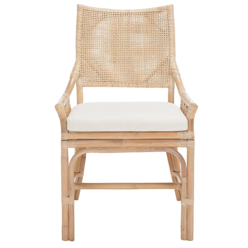 Fauteuil coussin en rotin Coastal, 22 la. x 24 prof. x 37 H