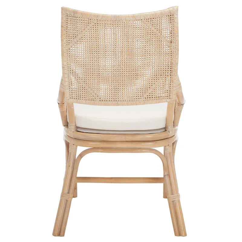 Fauteuil coussin en rotin Coastal, 22 la. x 24 prof. x 37 H
