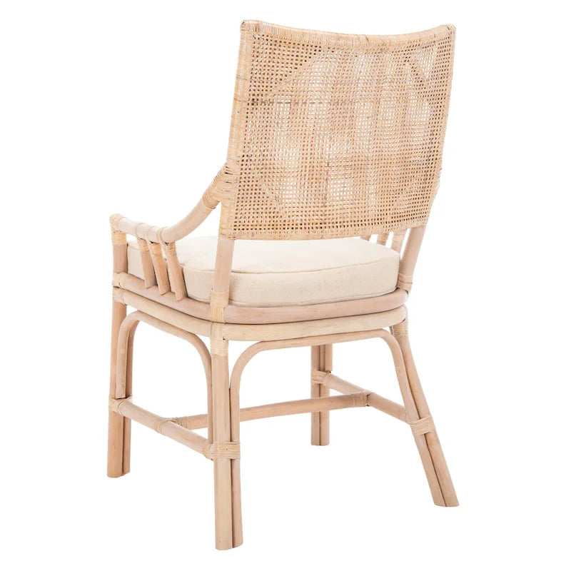 Fauteuil coussin en rotin Coastal, 22 la. x 24 prof. x 37 H