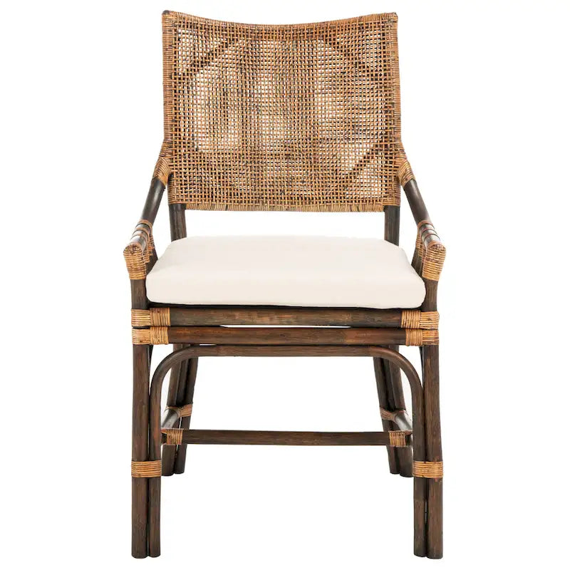 Fauteuil coussin en rotin Coastal, 22 la. x 24 prof. x 37 H