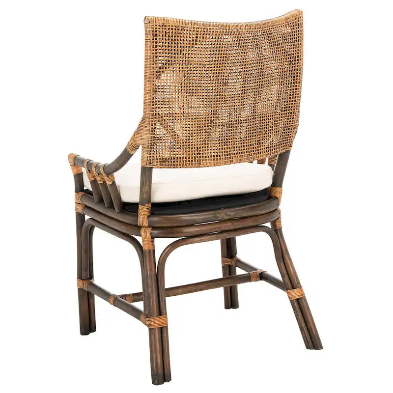 Fauteuil coussin en rotin Coastal, 22 la. x 24 prof. x 37 H