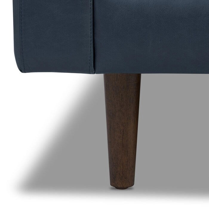Canapé en cuir italien de 224,8 cm