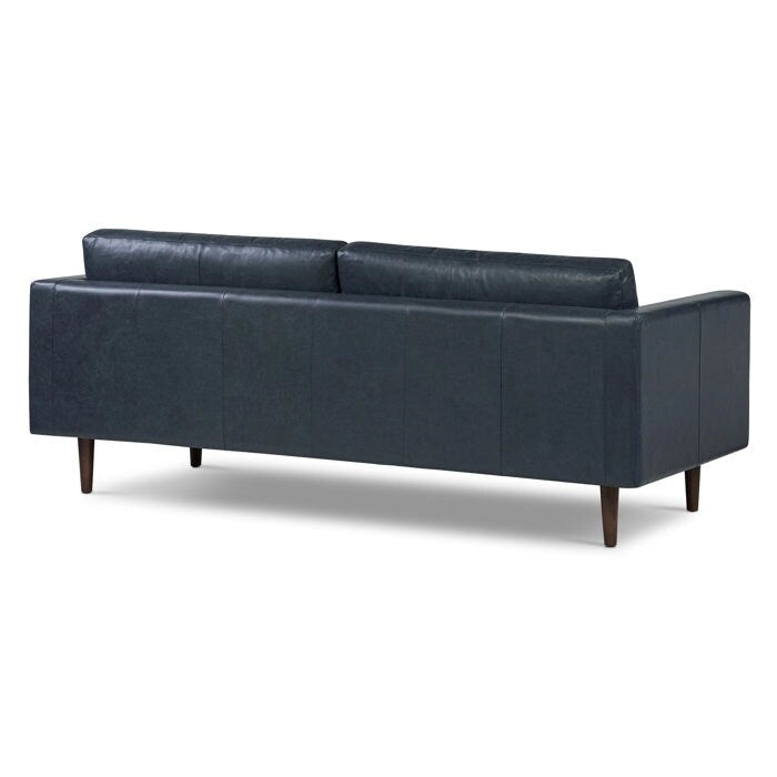 Canapé en cuir italien de 224,8 cm