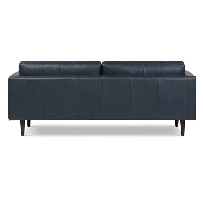 Canapé en cuir italien de 224,8 cm