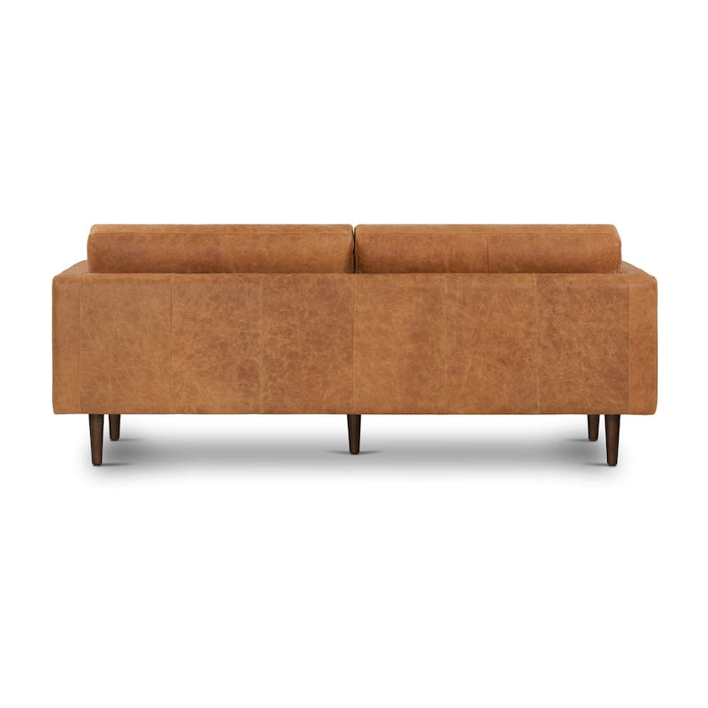 Canapé en cuir italien de 224,8 cm