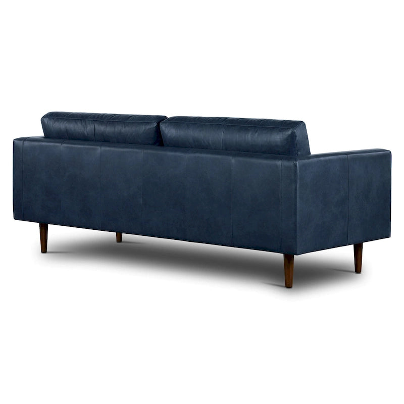 Canapé en cuir italien de 224,8 cm