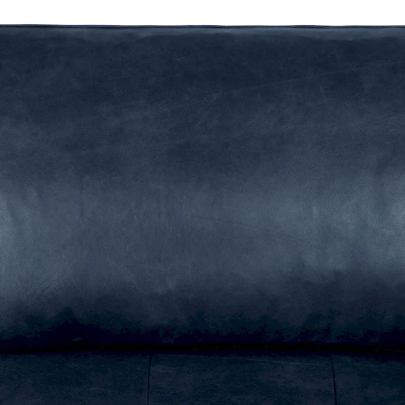 Canapé en cuir italien de 224,8 cm