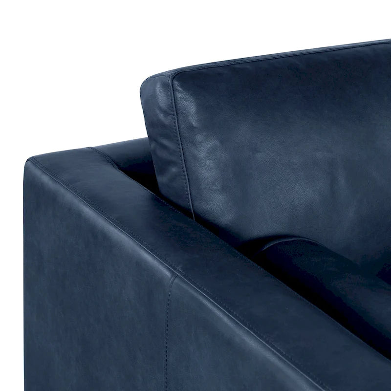 Canapé en cuir italien de 224,8 cm