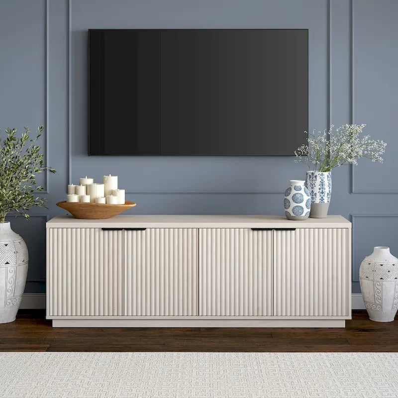 Meuble TV rectangulaire pour téléviseurs jusqu'à 78", 178 cm de large