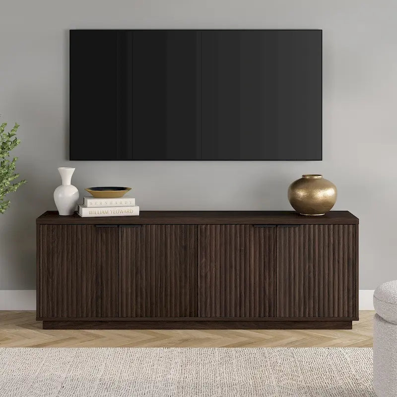 Meuble TV rectangulaire pour téléviseurs jusqu'à 78", 178 cm de large