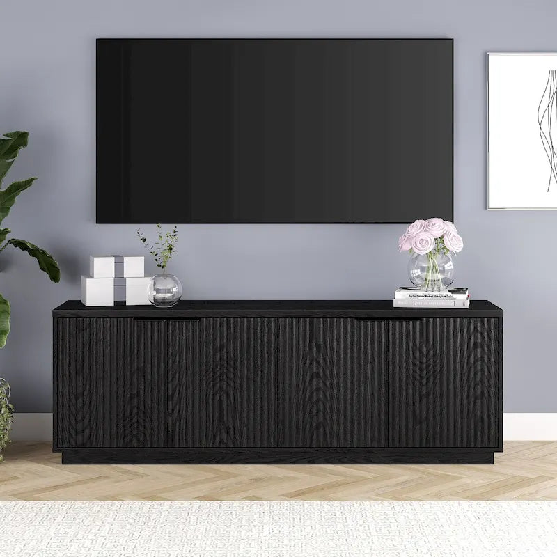 Meuble TV rectangulaire pour téléviseurs jusqu'à 78", 178 cm de large