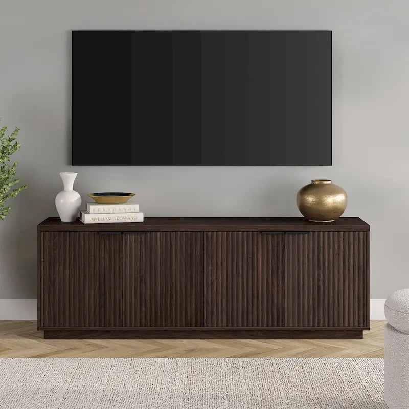 Meuble TV rectangulaire pour téléviseurs jusqu'à 78", 178 cm de large