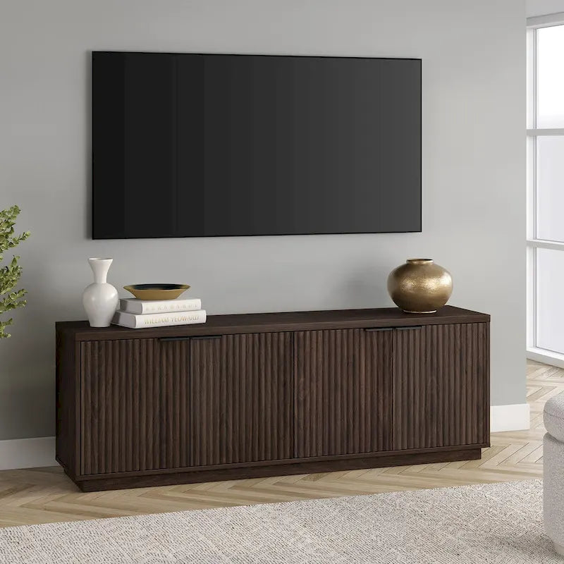 Meuble TV rectangulaire pour téléviseurs jusqu'à 78", 178 cm de large
