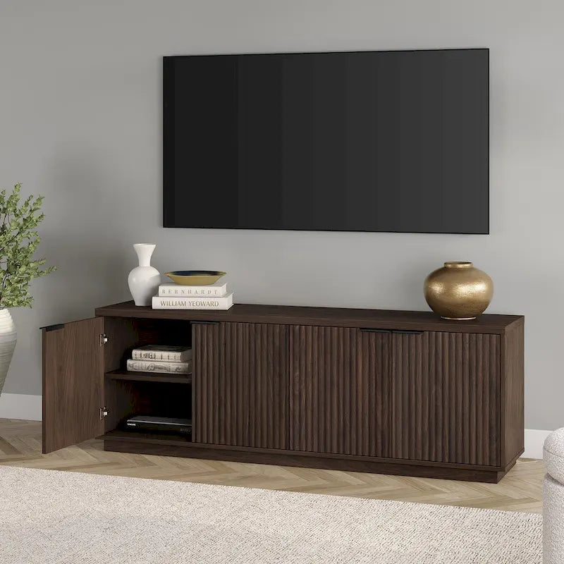 Meuble TV rectangulaire pour téléviseurs jusqu'à 78", 178 cm de large