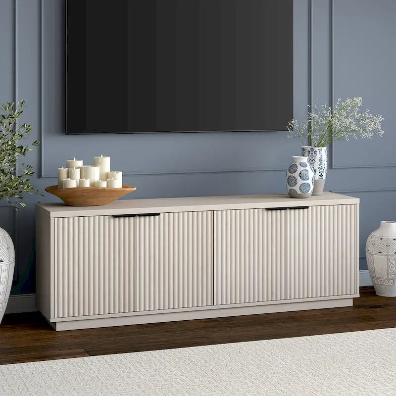 Meuble TV rectangulaire pour téléviseurs jusqu'à 78", 178 cm de large
