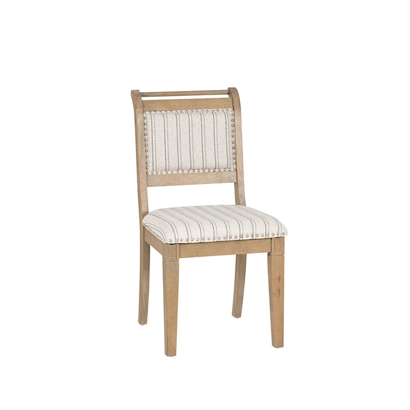 Chaise de salle à manger en bois rembourrée