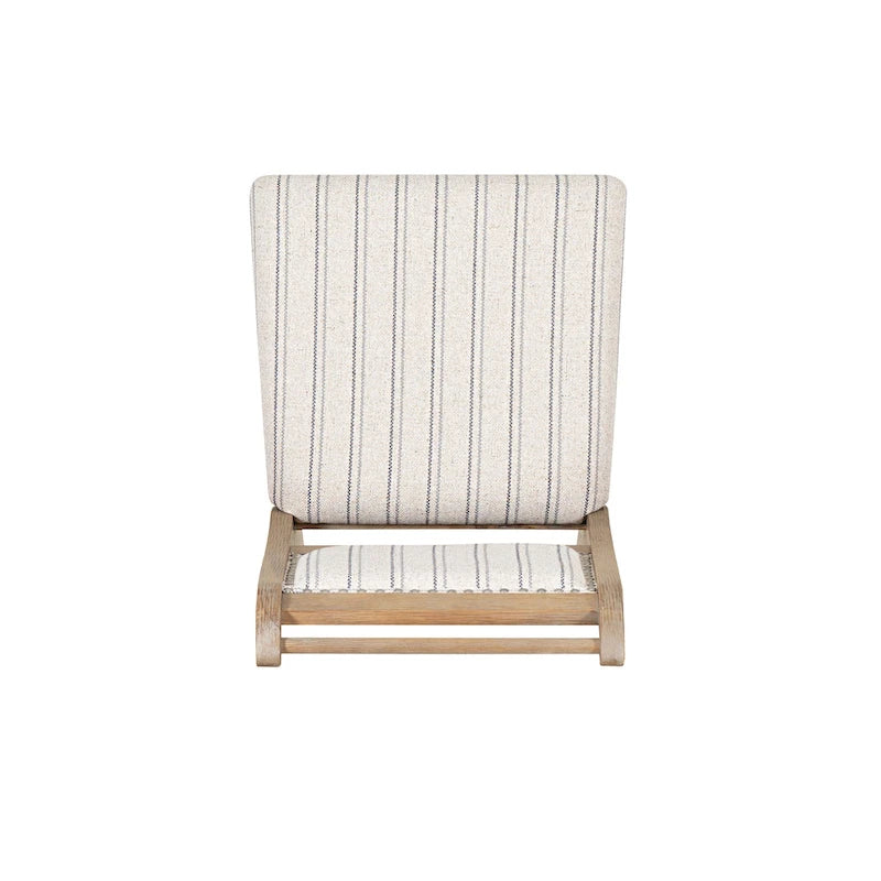 Chaise de salle à manger en bois rembourrée