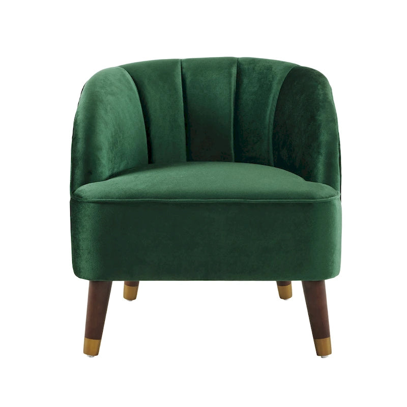 Fauteuil club moderne rembourré, ensemble de 2