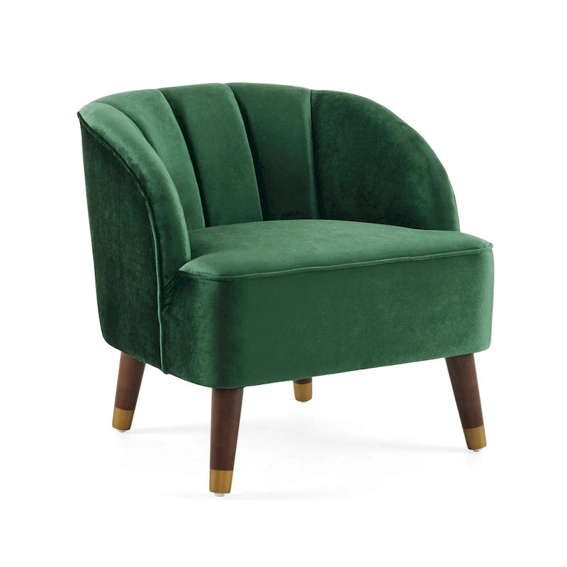 Fauteuil club moderne rembourré, ensemble de 2