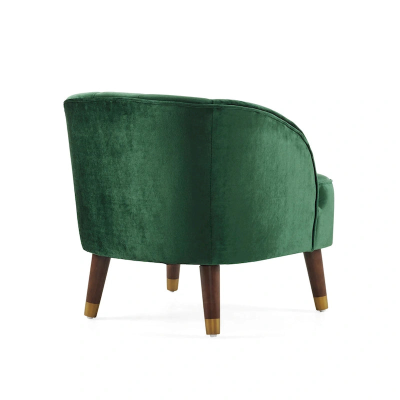 Fauteuil club moderne rembourré, ensemble de 2