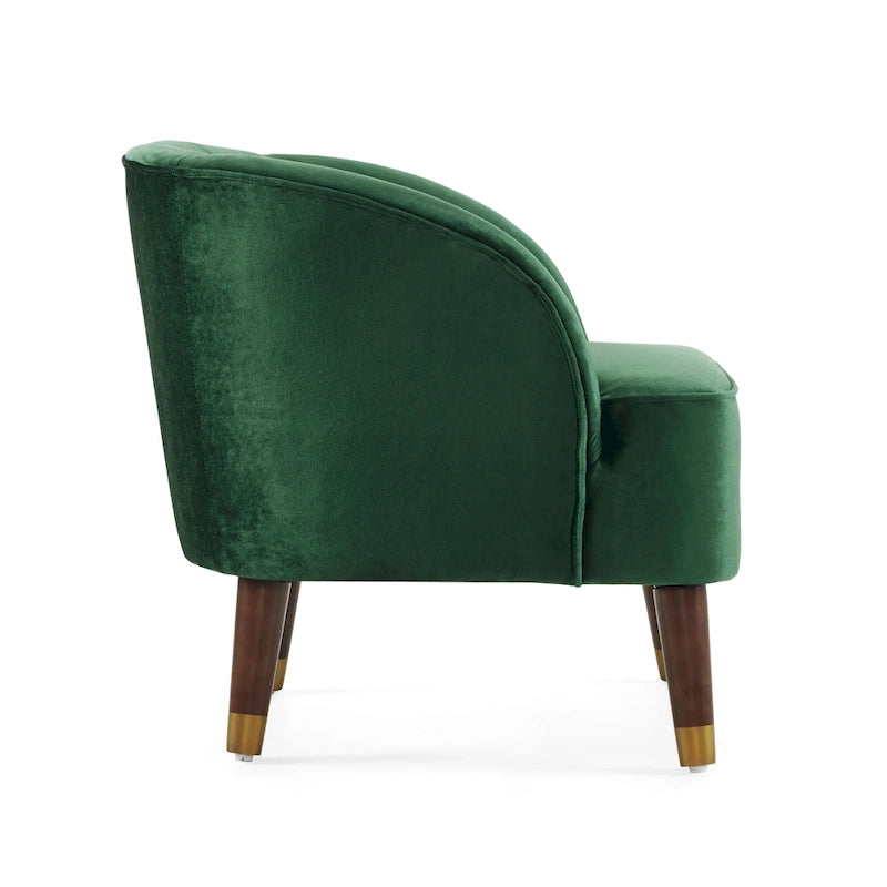 Fauteuil club moderne rembourré, ensemble de 2