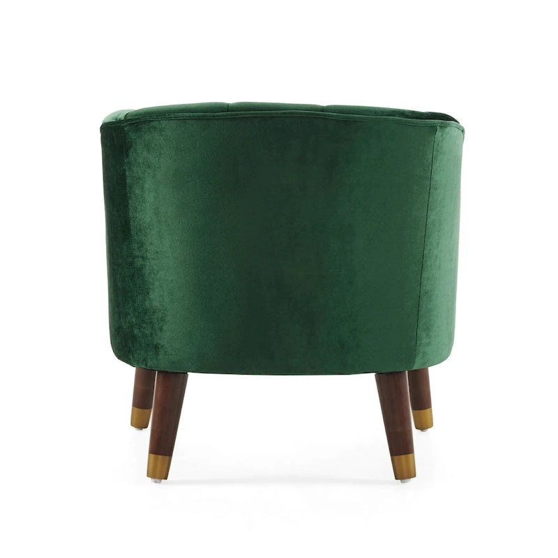 Fauteuil club moderne rembourré, ensemble de 2