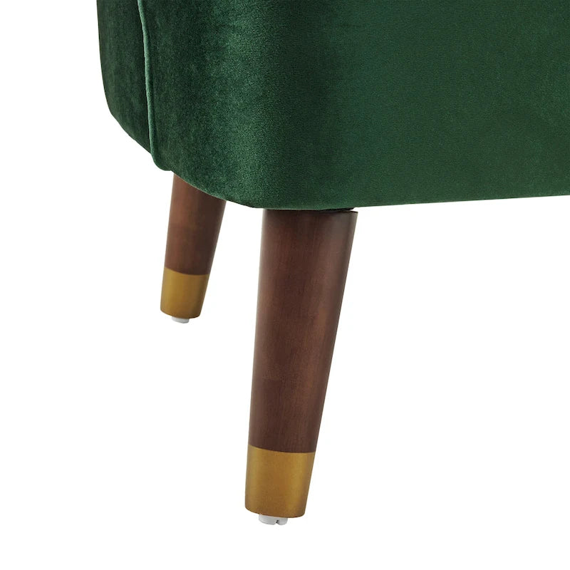 Fauteuil club moderne rembourré, ensemble de 2