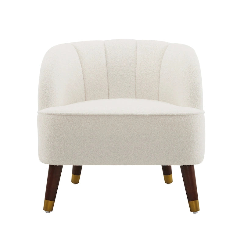 Fauteuil club moderne rembourré, ensemble de 2