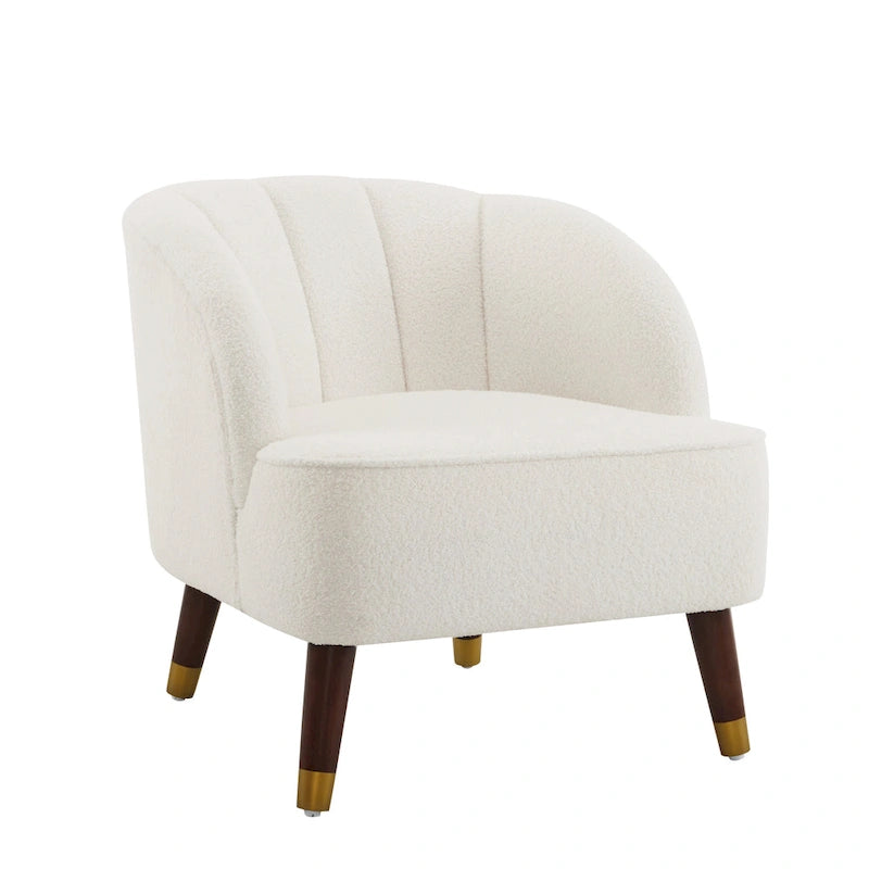 Fauteuil club moderne rembourré, ensemble de 2