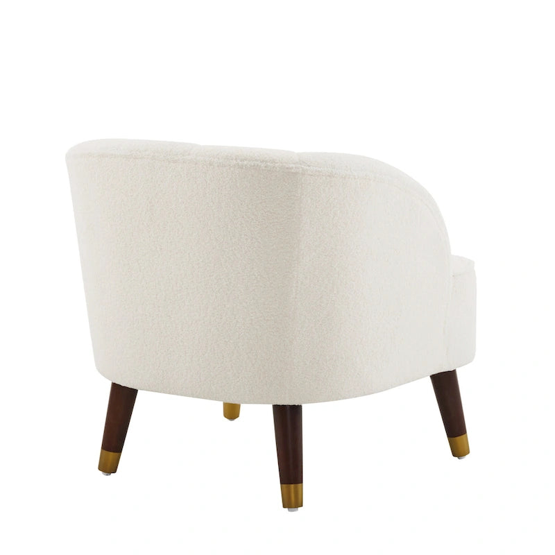 Fauteuil club moderne rembourré, ensemble de 2