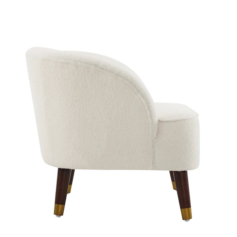 Fauteuil club moderne rembourré, ensemble de 2