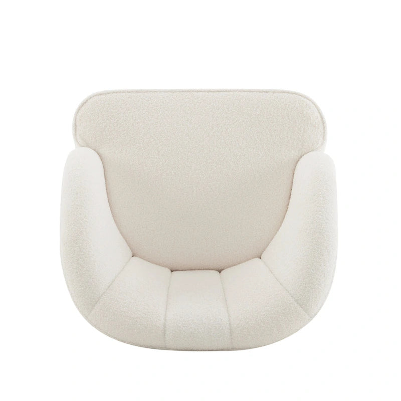 Fauteuil club moderne rembourré, ensemble de 2
