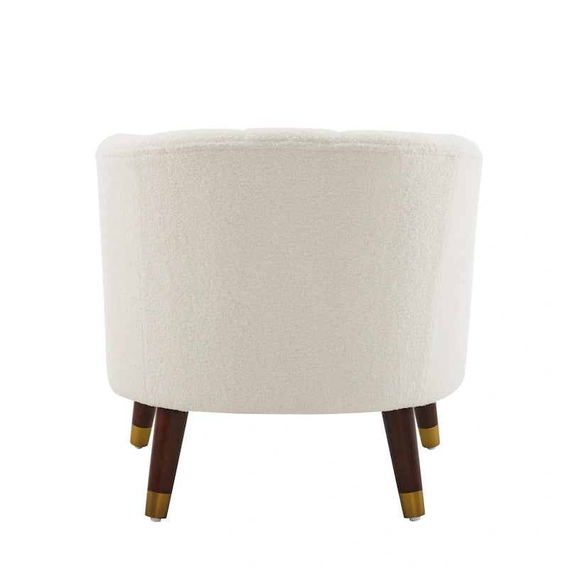 Fauteuil club moderne rembourré, ensemble de 2