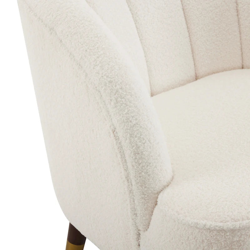 Fauteuil club moderne rembourré, ensemble de 2