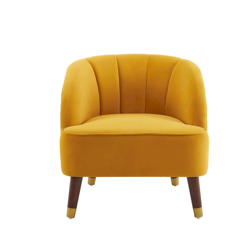 Fauteuil club moderne rembourré, ensemble de 2